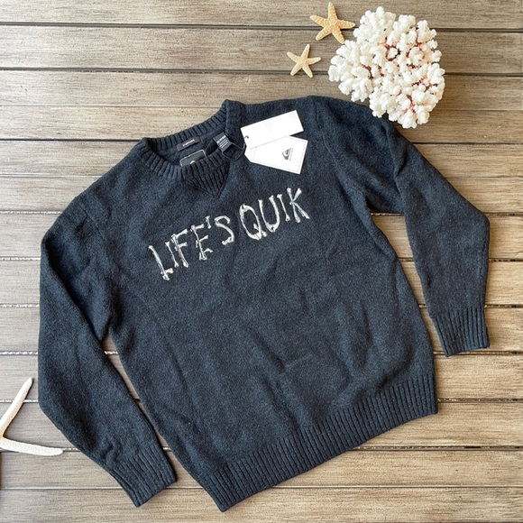 Quiksilver Sweaters - 🔆QUICKSILVER🔆 HER SLOGAN SWEATER